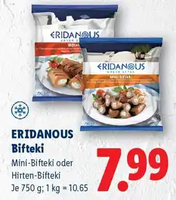Lidl Eridanous bifteki Angebot