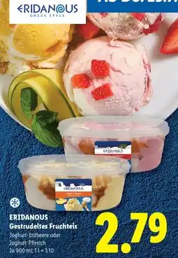 Lidl Eridanous gestrudeltes fruchteis Angebot