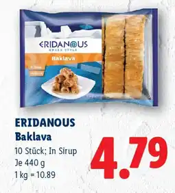 Lidl Eridanous baklava Angebot