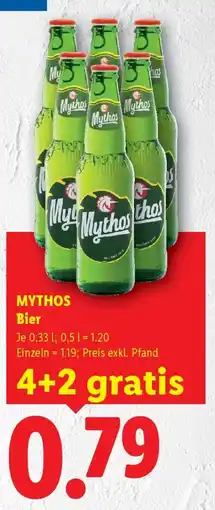 Lidl Mythos bier Angebot