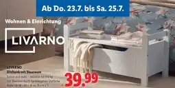 Lidl Livarno sitzbank mit stauraum Angebot