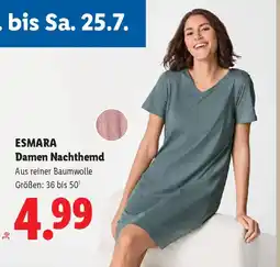 Lidl Esmara damen nachthemd Angebot