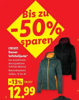Lidl Crivit damen softshelljacke Angebot