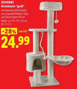 Lidl Zoofari kratzbaum groß Angebot