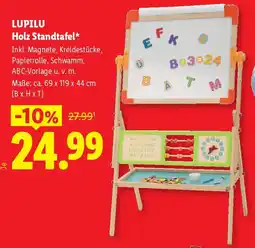 Lidl Lupilu holz standtafel Angebot