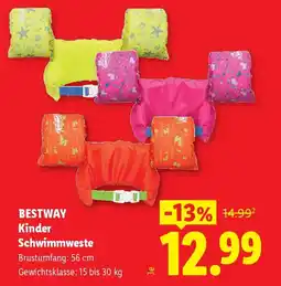 Lidl Bestway kinder schwimmweste Angebot