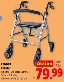 Lidl Ridder rollator Angebot
