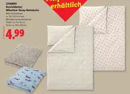 Lidl Livarno kuscheldecke mikrofaser-jersey-bettwäsche Angebot