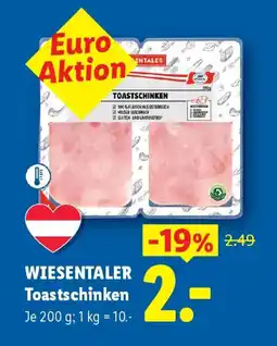 Lidl Wiesentaler toastschinken Angebot