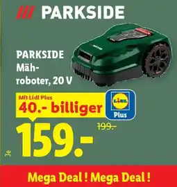 Lidl PARKSIDE Mäh roboter, 20 V Angebot