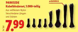Lidl Parkside kabelbinderset Angebot