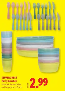 Lidl Silvercrest party geschirr Angebot