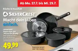Lidl Silvercrest aluguss topf und pfannen set Angebot
