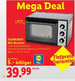 Lidl Silvercrest mini-backofen Angebot