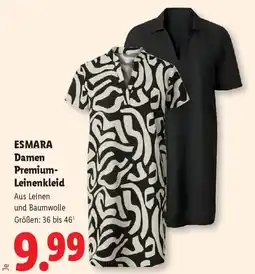 Lidl Esmara damen premium- leinenkleid Angebot