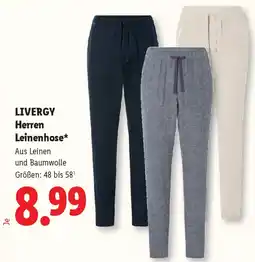 Lidl Livergy herren leinenhose Angebot