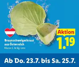 Lidl Braunschweigerkraut aus Österreich Angebot