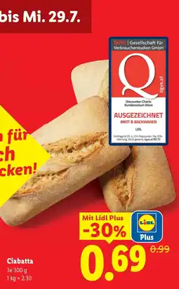 Lidl Ciabatta Angebot