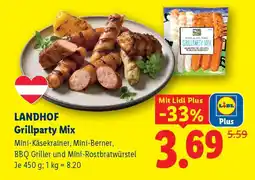 Lidl Landhof grillparty mix Angebot