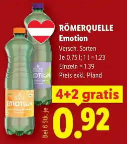 Lidl Römerquelle emotion Angebot