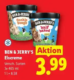 Lidl Ben & jerry's eiscreme Angebot