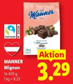 Lidl Manner mignon Angebot