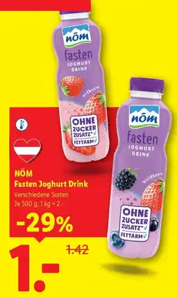 Lidl Nom fasten joghurt drink Angebot