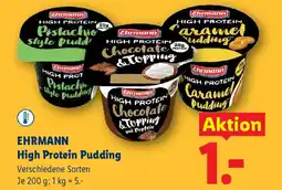 Lidl Ehrmann high protein pudding Angebot