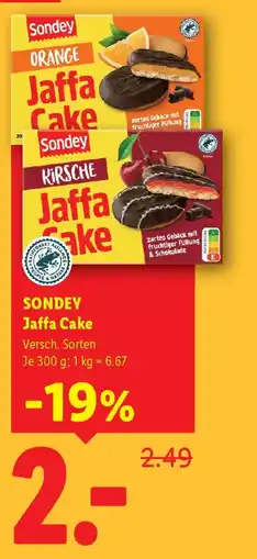 Lidl Sondey jaffa cake Angebot
