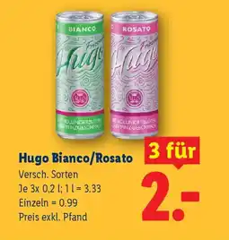 Lidl Hugo bianco/rosato Angebot