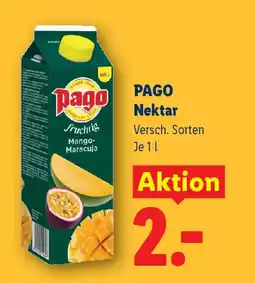 Lidl Pago nektar Angebot