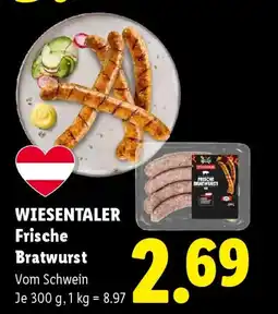 Lidl Wiesentaler frische bratwurst Angebot