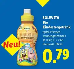 Lidl Solevita bio kindertergetränk Angebot