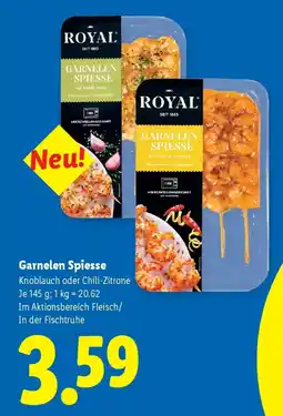 Lidl Garnelen spiesse Angebot