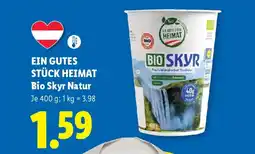 Lidl Ein gutes stück heimat bio skyr natur Angebot