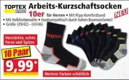 Norma Toptex Arbeits-Kurzschaftsocken Angebot