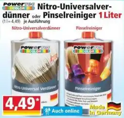 Norma Nitro-Universalverdünner oder Pinselreiniger Angebot