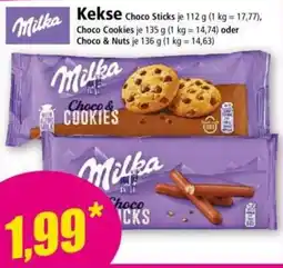 Norma Milka Choco Sticks Angebot