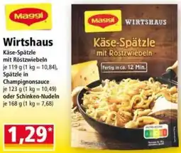 Norma Maggi Wirtshaus Käse-Spätzle mit Röstzwiebeln Angebot
