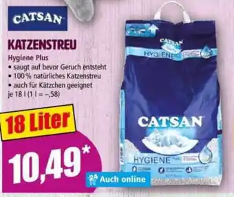 Norma Catsan Katzenstreu Angebot