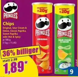 Norma Pringles Chips Angebot