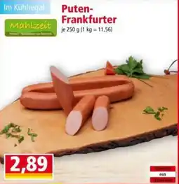 Norma Mahlzeit Puten-Frankfurter Angebot