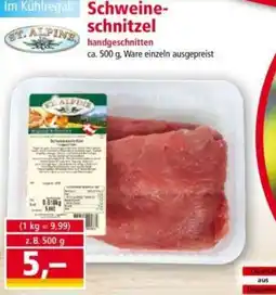 Norma Schweineschnitzel handgeschnitten ST. ALPINE Angebot