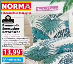 Norma Dreamtex Baumwoll-Seersucker-Bettwäsche Angebot
