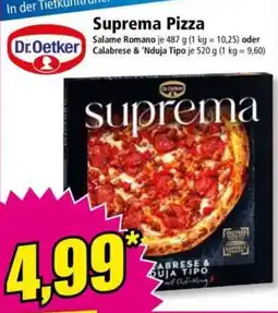 Norma Dr.Oetker Suprema Pizza Angebot