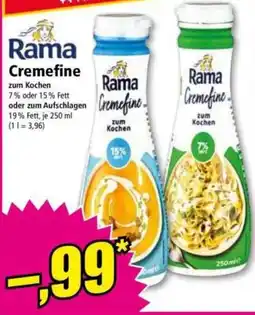 Norma Rama Cremefine Angebot