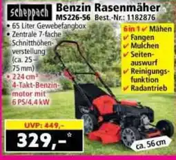 Norma Scheppach Benzinarasenmäher MS226-56 Angebot