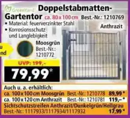 Norma GreenYard Doppelstabmatten-Gartentor Angebot