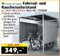 Norma Garten & Freizeit Fahrrad- und Raucherunterstand Angebot