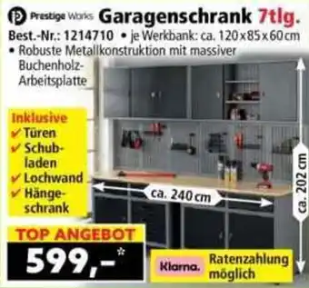 Norma Prestige Works Garagenschrank Angebot